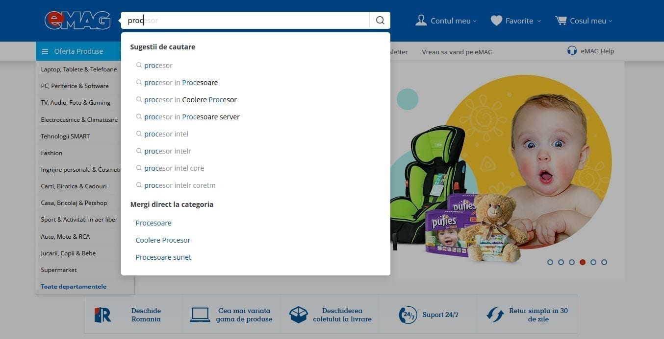 Competitia GPeC Search Autocomplete