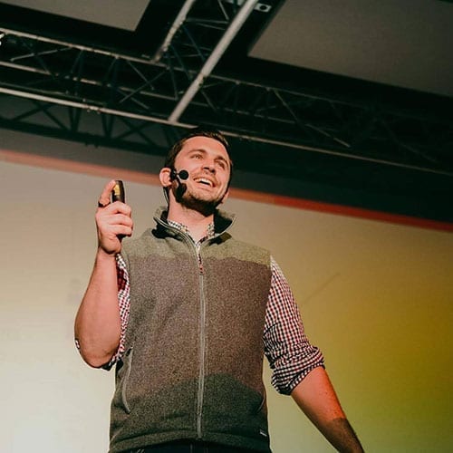 Alex Birkett speaking at GPeC SUMMIT - The most important E-Commerce and Digital Marketing Event in Eastern Europe